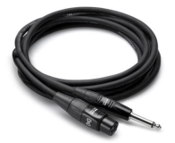 Hosa Kabel mikrofonowy PRO XLRf – TS, 1.5m - 1102699 - zdjęcie 1